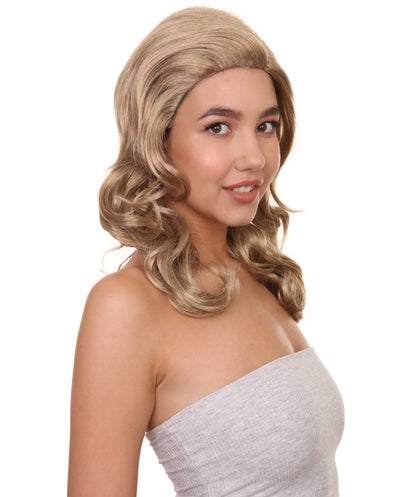 ハロウィンパーティ プレミアム H-5100 女性用 TV映画キャラクター ダークブロンドウィッグ