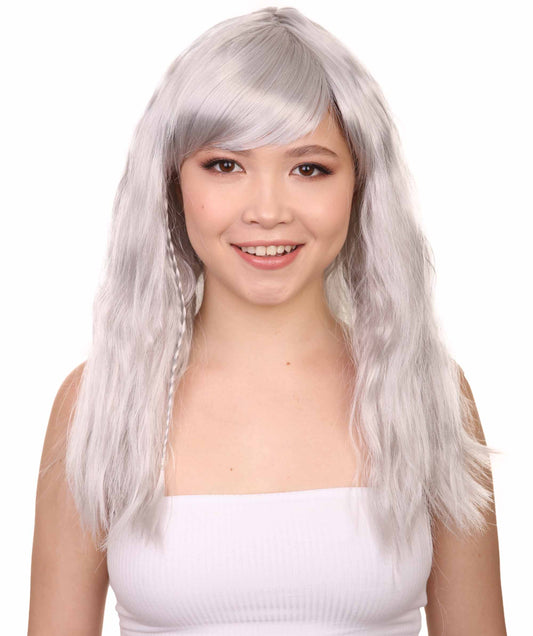 Wigs2you ハロウィンパーティープレミアムレディース H-1773 着け心地が良い とても快適 グラマラマ グレーウィッグ