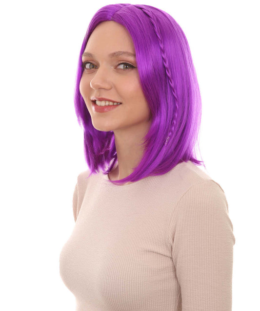 Wigs2you ハロウィンパーティー プレミアム レディース H-922 スワンプクイーン ウィッグ ネオンパープル色