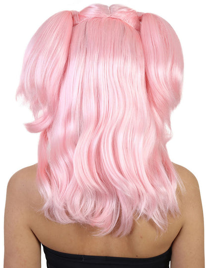 Wigs2you ハロウィンパーティー プレミアム レディース H-752 ドリー ピグテール ウィッグ ソフトピンク色