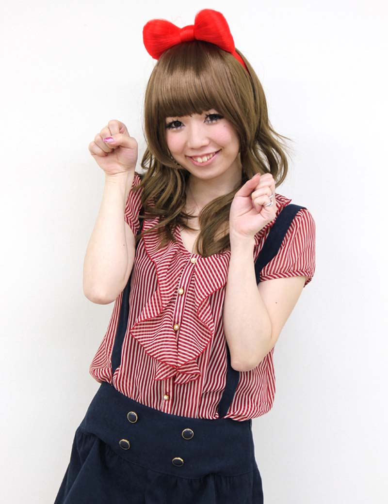 "ヘアアクセサリーガガ風リボンからカチューシャタイプが登場 付け外し楽ちん 大きく立体的で可愛い |W-8215 "