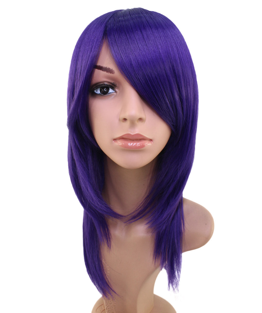 レディースファッション C-071 ロングストレート C-ワインレッド コスプレヒートスタイラブルウィッグ