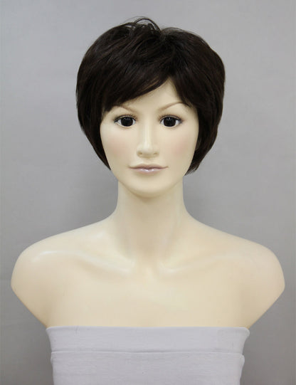 Mrs Styles 年齢 30-40 ショート Infinite Allure レイヤード ヒューマンヘア ミックス クリップイン