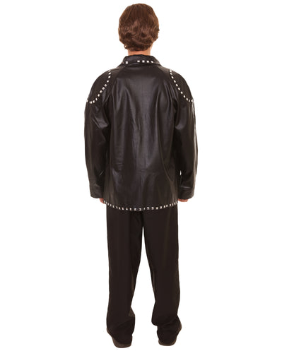 男性 JCP-204 のモダンPUレザージャケットコスチューム ブラック コスプレコスチューム