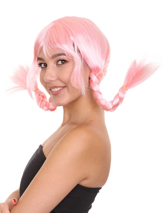 Wigs2you ハロウィン パーティー プレミアム レディース H-1641 簡単装着 とても快適 ピッピ Lt パープル