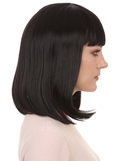 Wigs2you ハロウィン パーティー プレミアム レディース H-657 ブラック ボブ ウィッグ