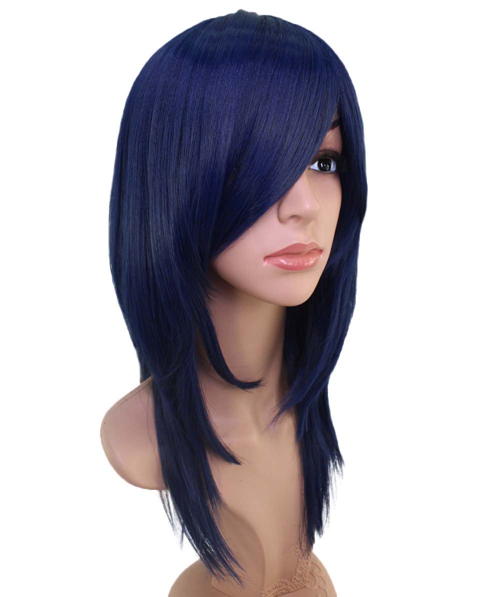 レディースファッション C-071 ロングストレート C-ワインレッド コスプレヒートスタイラブルウィッグ