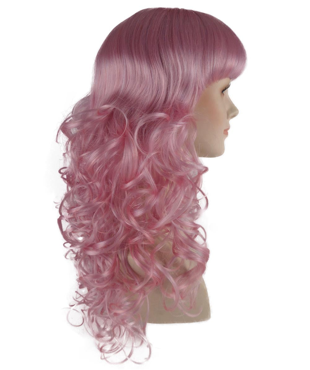 Wigs2you ハロウィン パーティー プレミアム H-826 バットマン 女性ジョーカー ウィッグ Lt ピンク色