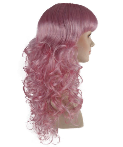 Wigs2you ハロウィン パーティー プレミアム H-826 バットマン 女性ジョーカー ウィッグ Lt ピンク色