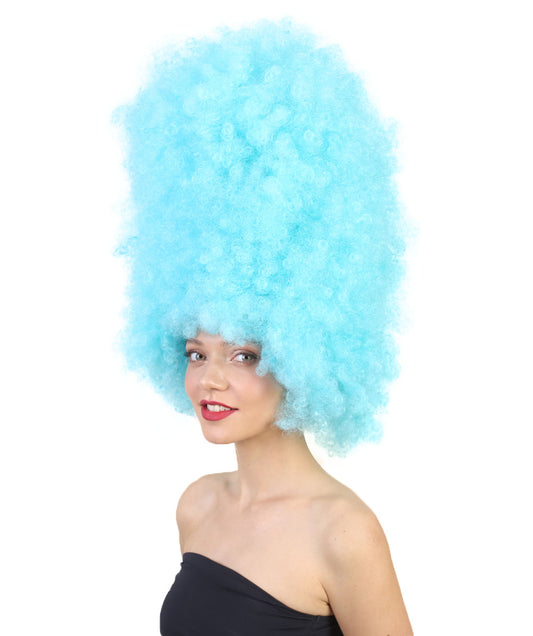 Wigs2youハロウィンパーティープレミアムレディースH-2003 着けやすい 非常に快適 スーパーサイズジャンボライトブルーアフロウィッグ
