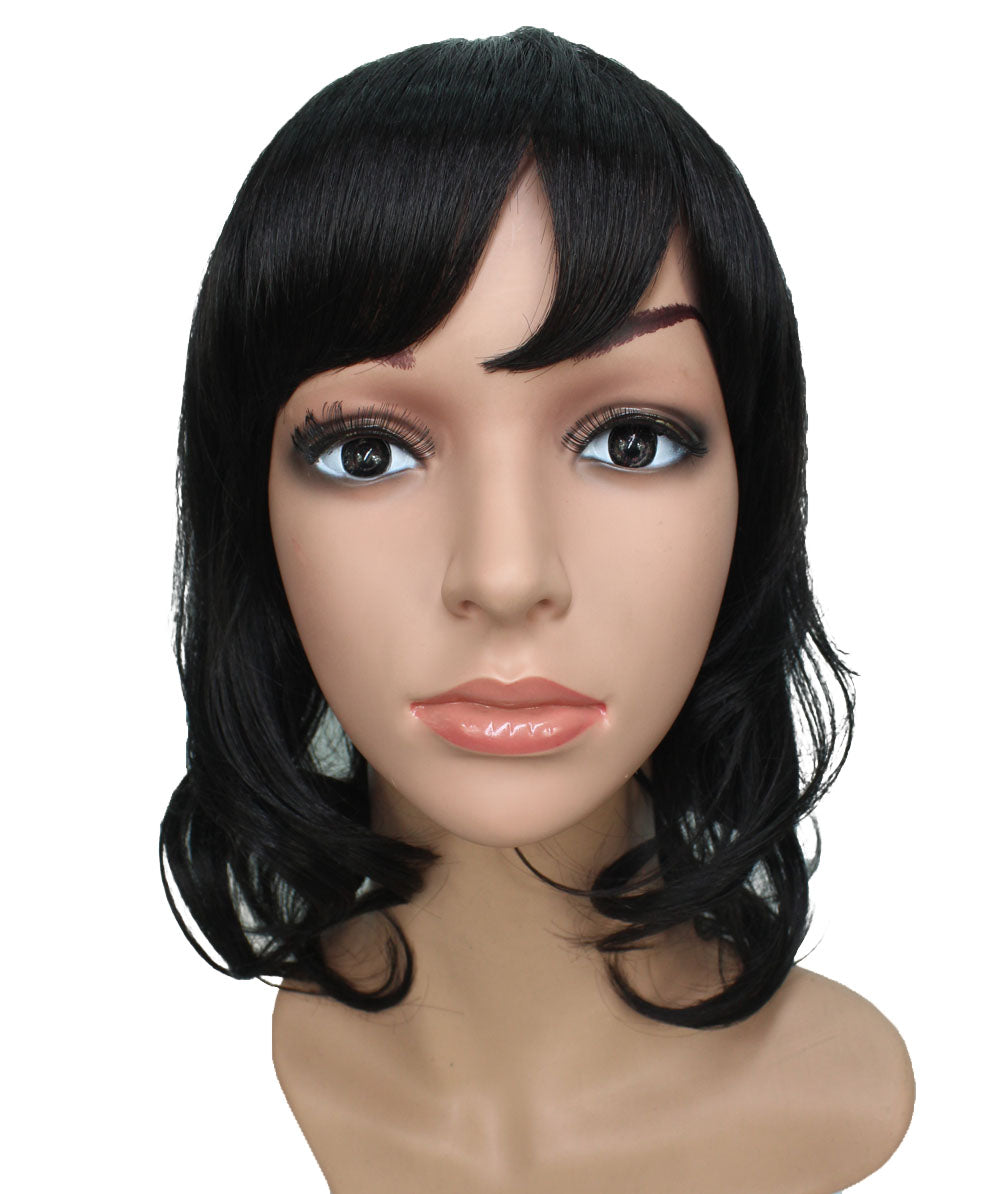 耐熱商品 | ミディアムウィッグ | エアリーカールで女子力UPする人気スタイル | アレンジ自由 | ウィッグネット付き W-160
