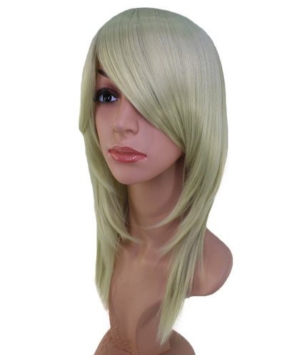 レディースファッション C-071 ロングストレート C-ワインレッド コスプレヒートスタイラブルウィッグ
