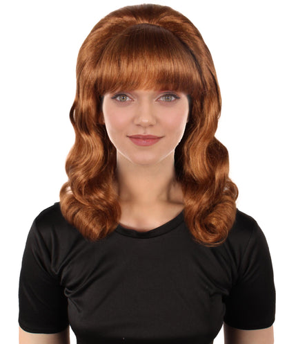 Wigs2you ハロウィンパーティープレミアムレディース ジンジャー・グラント ライトブラウンウィッグ H-5706