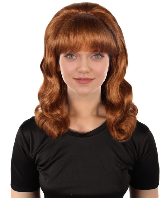 Wigs2you ハロウィンパーティープレミアムレディース ジンジャー・グラント ライトブラウンウィッグ H-5706
