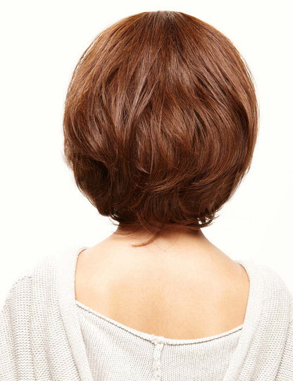 "耐熱商品★ミディアムウィッグ☆パッツンボブスタイル☆大人スイートストレート★ アレンジ自由！W-433 "