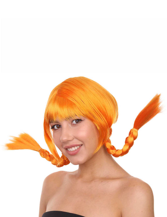 Wigs2you ハロウィンパーティープレミアムレディース H-1633 着用が簡単 とても快適 ピッピ ゴールデンブラウン