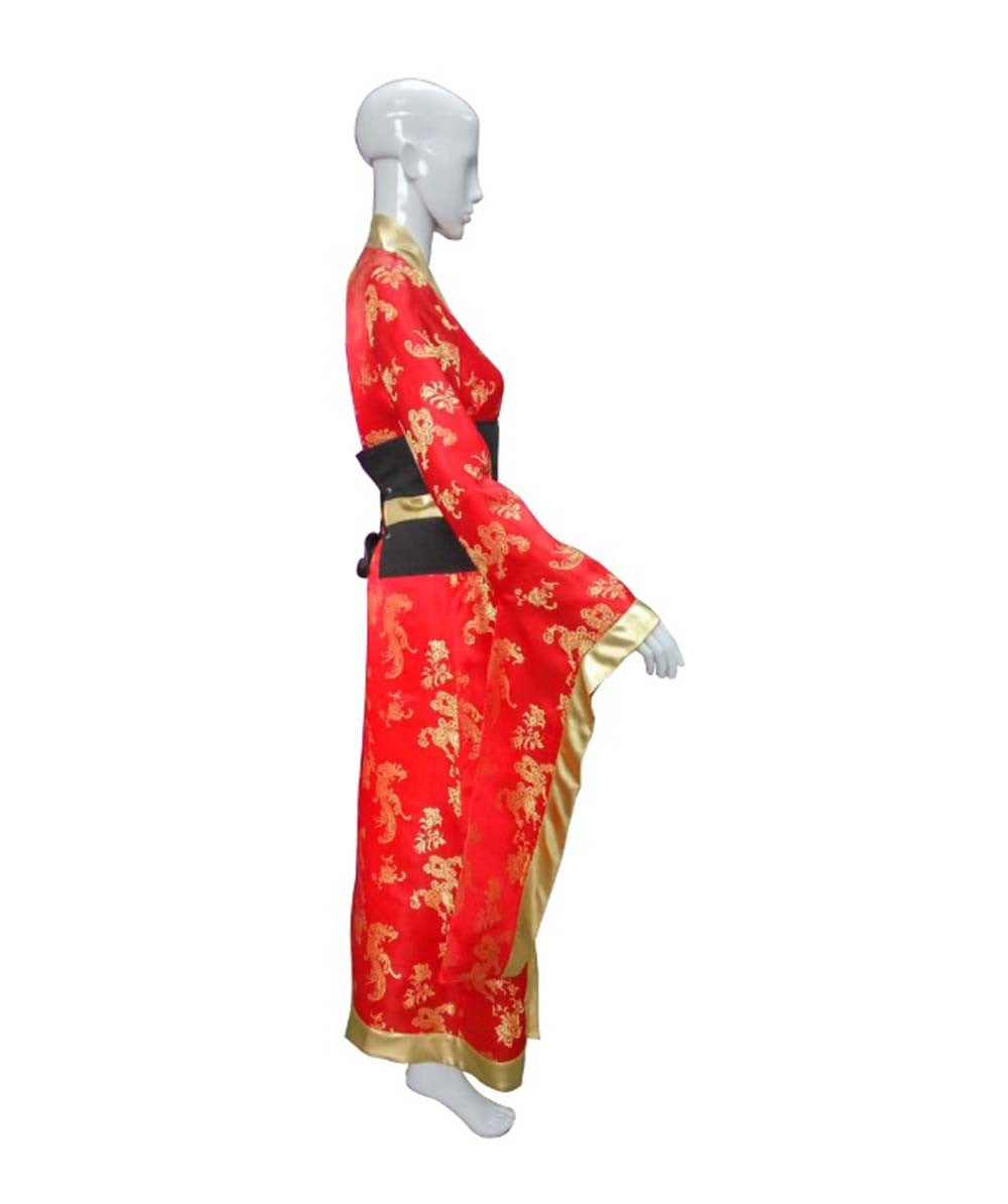芸者さん風の全身コスチュームです！龍の柄がカッコ良くて