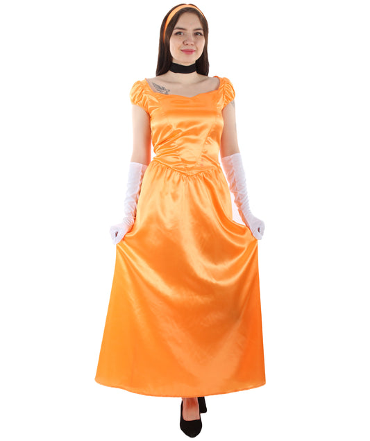 女性用 JCO-325_10 貴族 社交界のオレンジ ドレス 20年代 コスプレ コスチューム