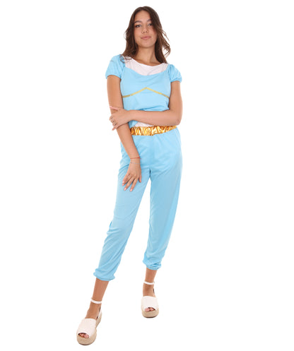 女性 JCP-108 のプリンセスコスチューム スカイブルーのコスプレコスチューム