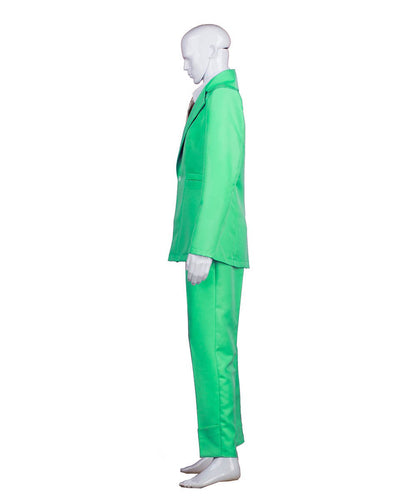 男性用 JCP-002_6 70'sロックスター スーツ コスチューム ディッキーとタイ付き プレミアム ライトグリーン ハロウィンコスチューム