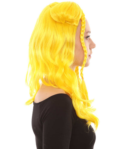 Wigs2you ハロウィンパーティープレミアムレディース H-1861 華やかに見えるイエローバンウィッグ