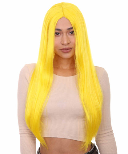 Wigs2you ハロウィンパーティープレミアム H-854 悪の花嫁 II 女性ウィッグ イエロー色