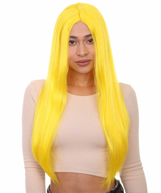 Wigs2you ハロウィンパーティープレミアム H-854 悪の花嫁 II 女性ウィッグ イエロー色