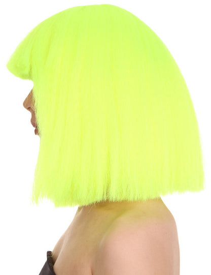 Wigs2you ハロウィンパーティープレミアムレディース H-1528 美しいルックを手に入れよう！ポップスターネオングリーンウィッグ