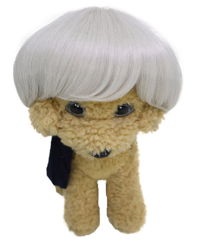 Wigs2you P-048 ウィッグ _ 耐熱シルバー 7インチ レギュラー