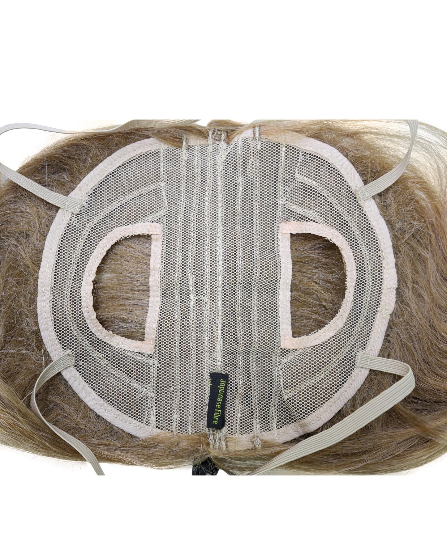 Wigs2you P-051 ライトブラウン ピグテール ペットウィッグ – リボン付きショート合成毛ピース – 8インチ 犬・猫用