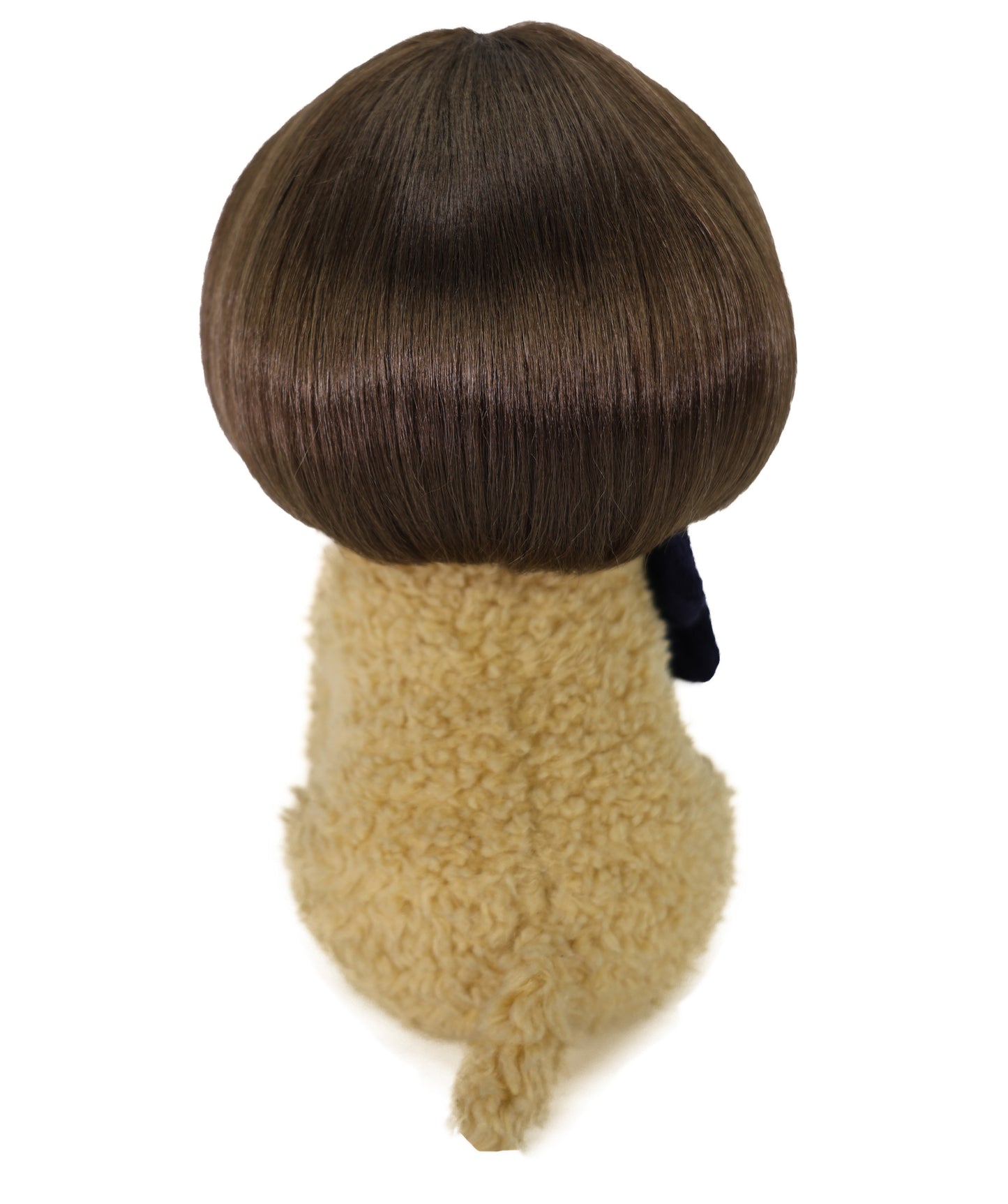 Wigs2you P-053 犬と猫用の6インチの面白い茶色のペットウィッグ - コスチューム用の調整可能な人工毛