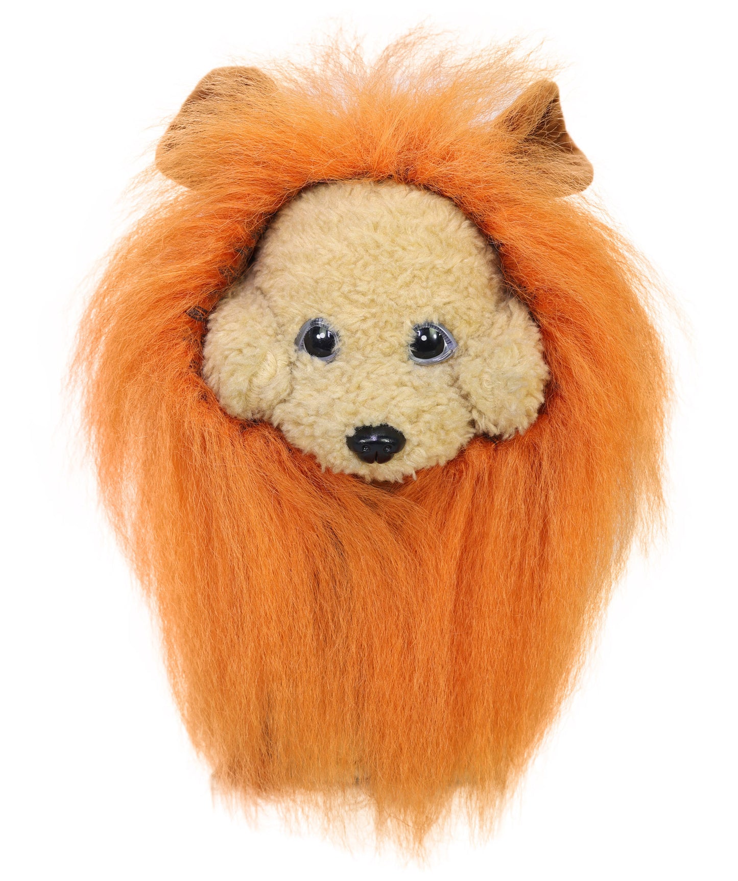 Wigs2you P-054 犬用ライオンたてがみペットウィッグ – 13インチ オーバーン ペットコスチューム ぬいぐるみ耳付き | ミディアムサイズ ハロウィン ペットウィッグ
