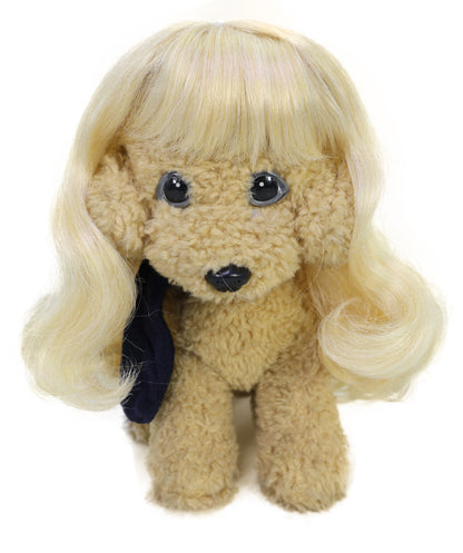 Wigs2you P-055 ブロンド 10インチ カーリー ペットウィッグ 犬猫用 - ストラップ付きペットコスチュームコスプレウィッグ