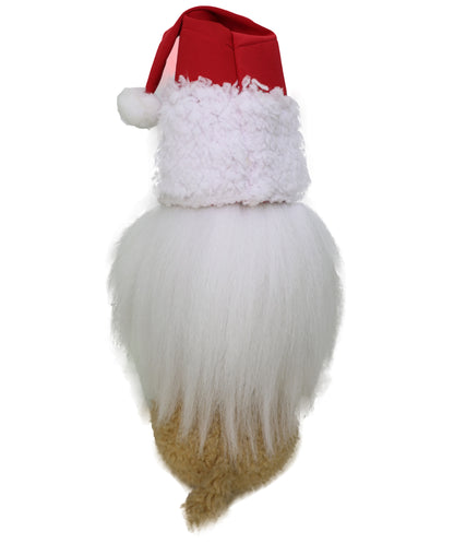 Wigs2you P-065 犬用10インチホワイトペットウィッグ、合成繊維製、耐熱・難燃性、ホリデーヘッドピース付き
