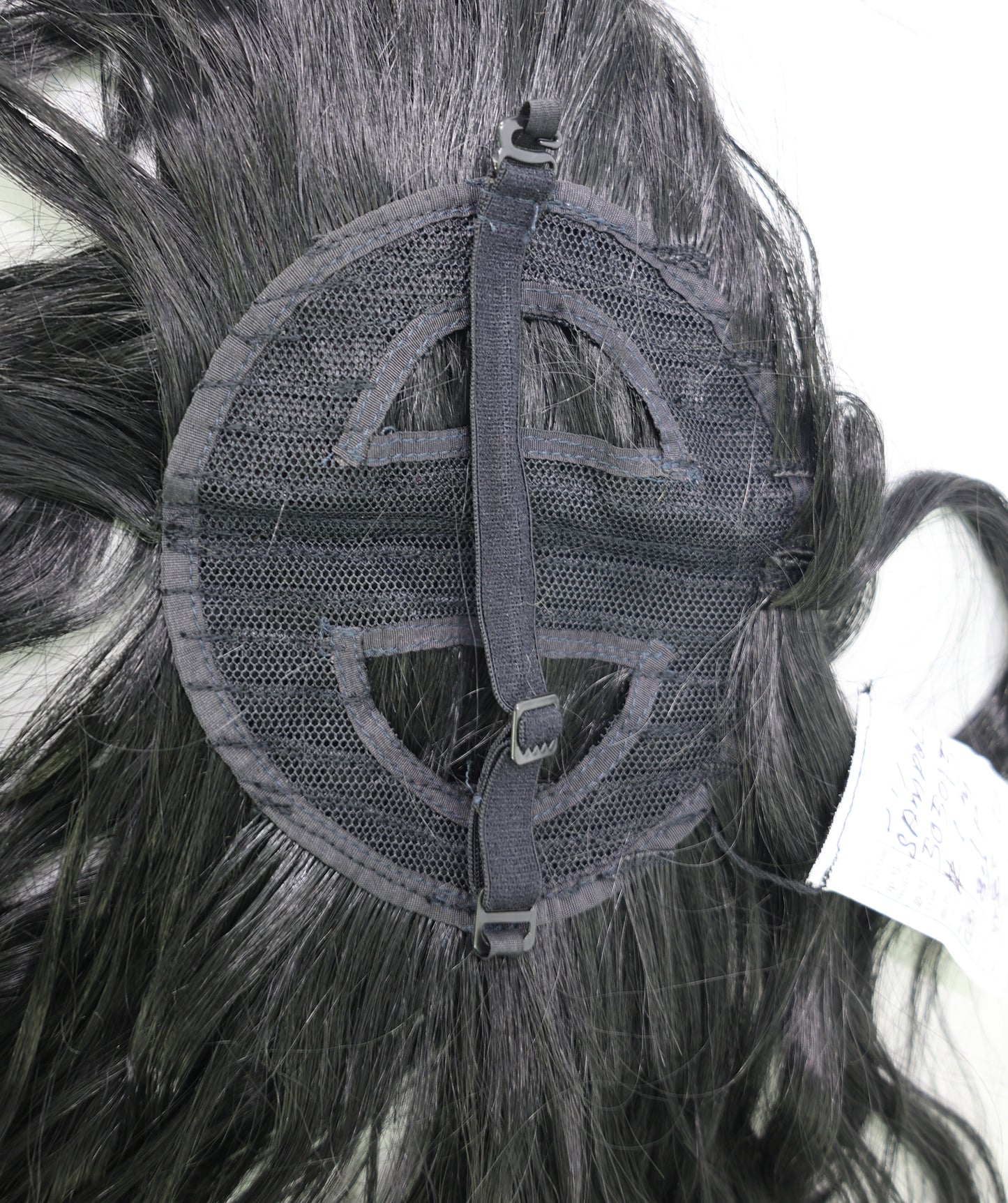 Wigs2you P-066 10インチ ブラック ペット用ウィッグ – 耐熱性合成毛、ヘッドピース付き（犬用）｜標準キャップ