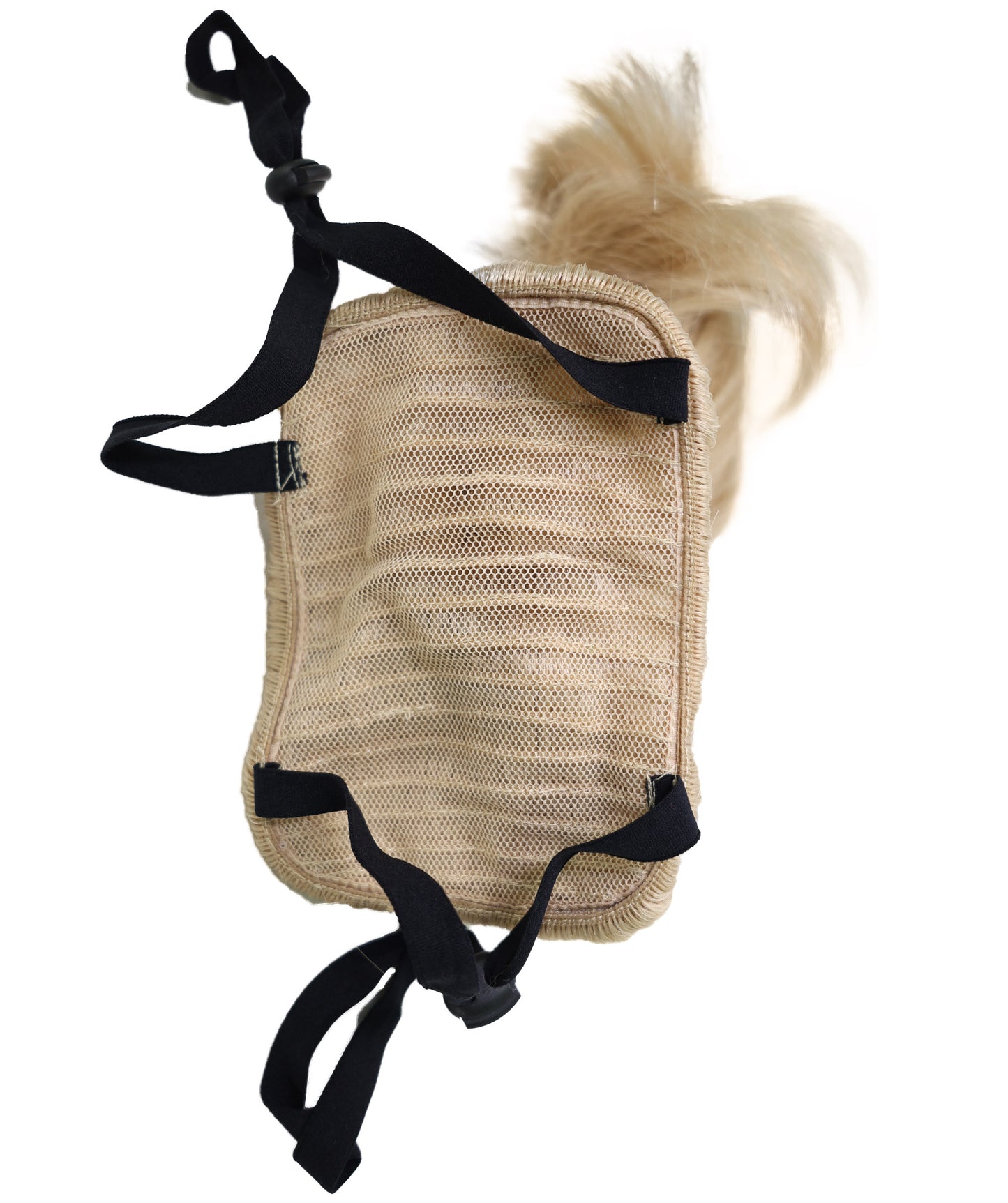 Wigs2you P-070 ブロンドの7インチ犬用ウィッグ – ポニーテール合成毛、標準キャップ付き、楽しいコスチュームや写真撮影に最適