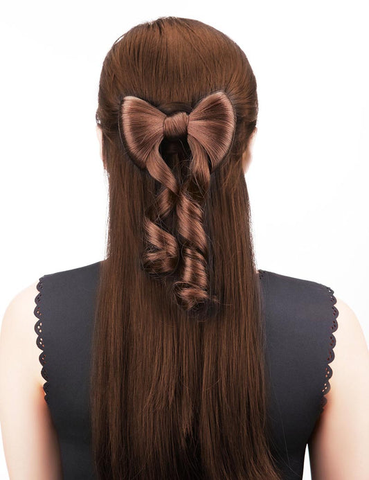 ヘアアクセサリー★リボンの形がとってもかわいいアクセサリー！！付け外しも簡単です♪ W-8252