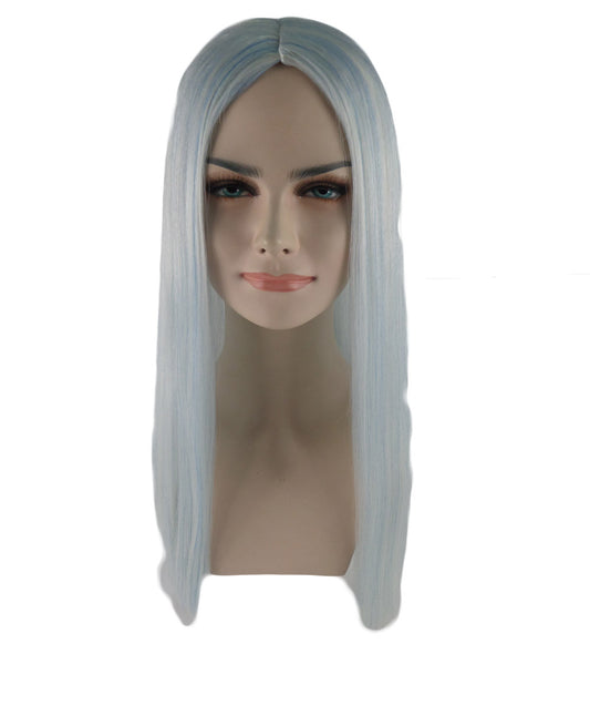 Wigs2you ハロウィンパーティープレミアム H-880 悪の花嫁 II 女性ウィッグ スカイブルー色