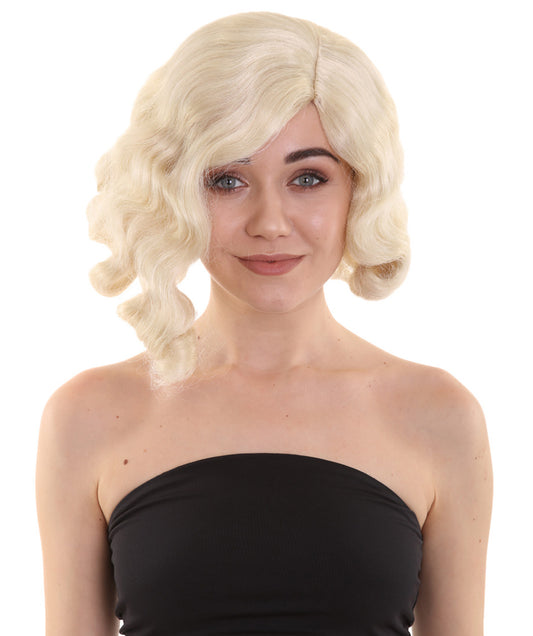 ハロウィンパーティ プレミアムレディース H-4993 レディ・ガガ アメリカン・ホラー・ストーリー ホテル ブロンドウィッグ