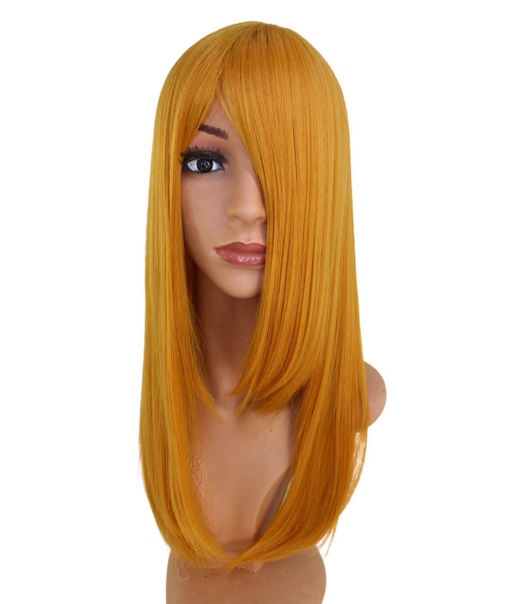 レディースファッション C-054 ロングストレート C-プラチナブロンド コスプレヒートスタイラブルウィッグ