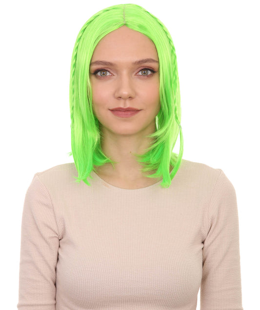 Wigs2you ハロウィンパーティープレミアム H-895 スワンプクイーンウィッグ ライムカラー