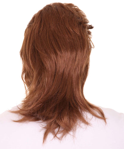 Wigs2you ハロウィンパーティープレミアム H-2143 80年代ブラウンマレットウィッグ あなたのためにカスタマイズ 男性の髪の部分の調整プロセス