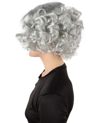 ハロウィンパーティプレミアムレディース H-5753 架空のアフリカ系アメリカ人の高齢女性のコメディキャラクターウィッグ