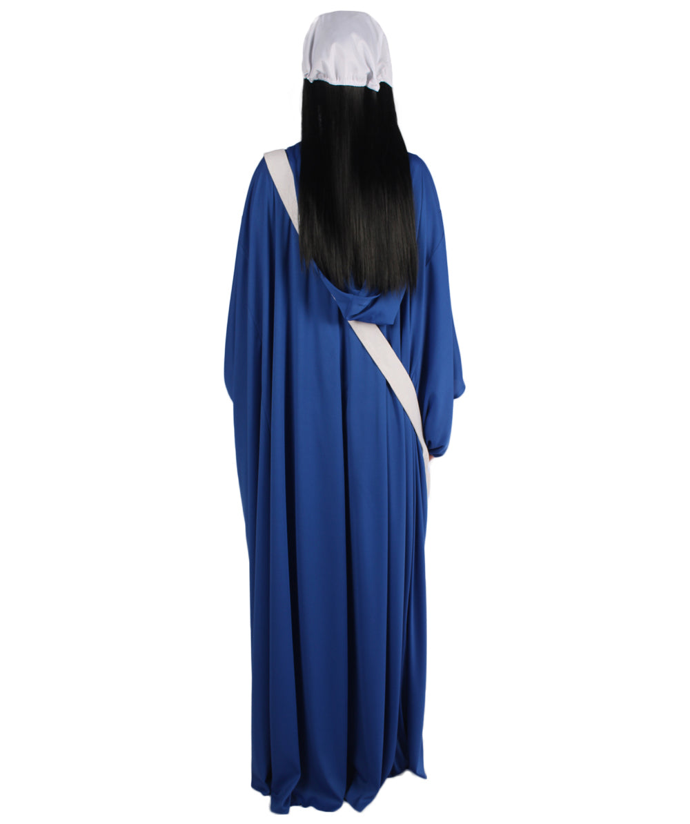 女性用 JCP-068_3 スカイブルー ローブ ハンドメイド コスプレ衣装とバッグ ボンネット付き