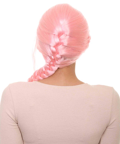 Wigs2you ハロウィン パーティー プレミアム レディース H-1173 とても快適な Lt ピンク編み込みウィッグ