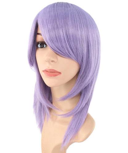 レディースファッション C-071 ロングストレート C-ワインレッド コスプレヒートスタイラブルウィッグ