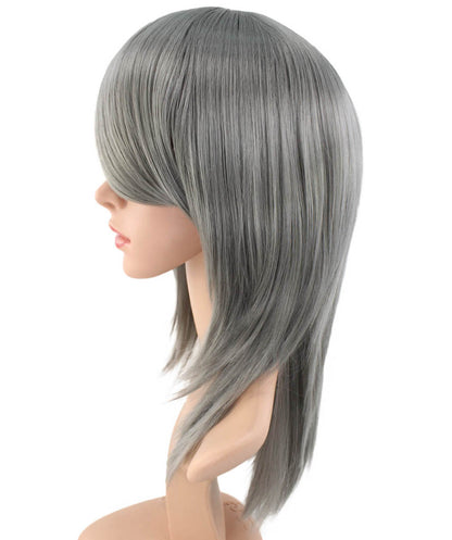 レディースファッション C-071 ロングストレート C-ワインレッド コスプレヒートスタイラブルウィッグ