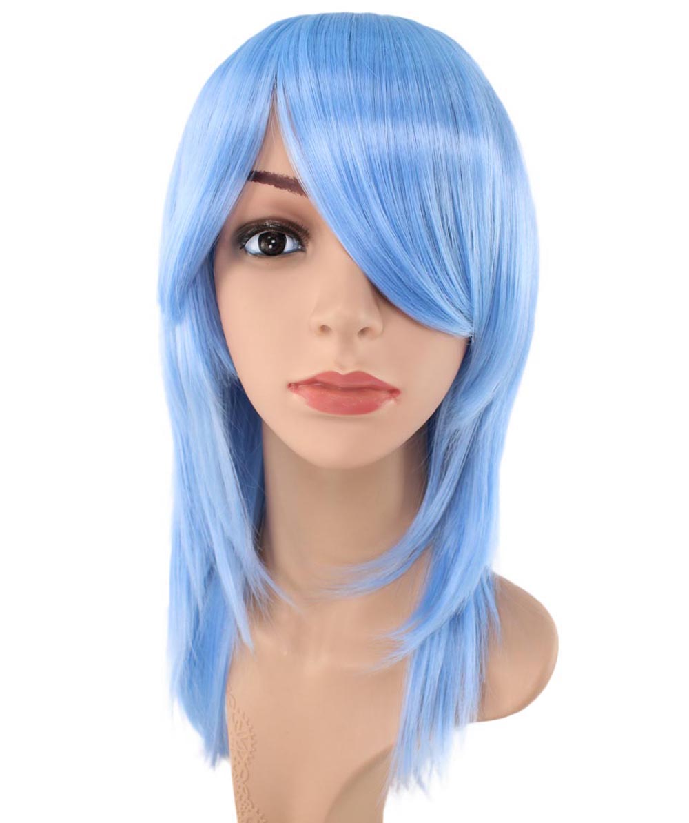 レディースファッション C-071 ロングストレート C-ワインレッド コスプレヒートスタイラブルウィッグ