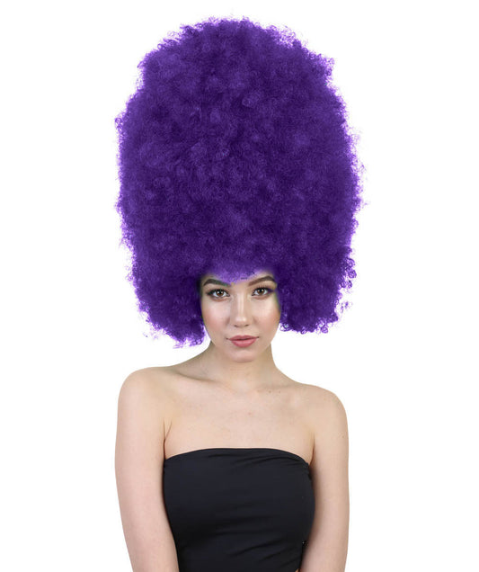 Wigs2you ハロウィンパーティ プレミアムレディース H-2011 着用しやすい 超巨大 バイオレット アフロウィッグ スタイルを大きくする