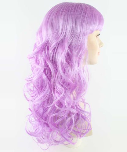Wigs2you ハロウィン パーティー プレミアム H-823 バットマン 女性ジョーカー ウィッグ パープル色